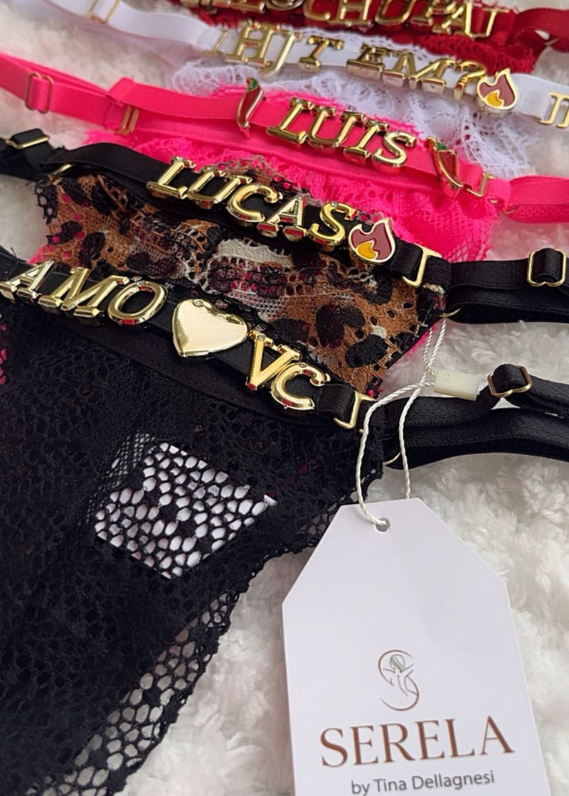 Fio Personalizável Com Tira Passante Para Letras
