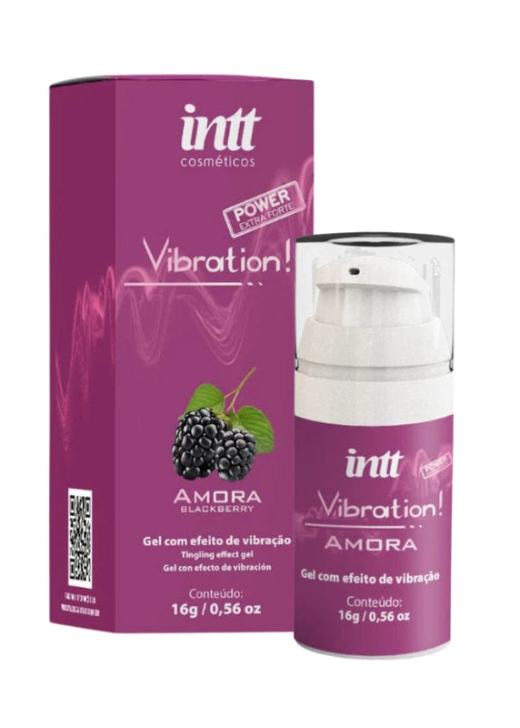 Duplinha com OOH Delícia Calda Picante e Vibration! Gel para Massagem Corporal Sabor Amora
