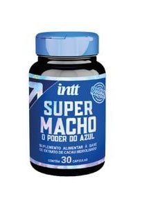 Super Macho Cápsulas Suplemento Alimentar Para Melhora da Performance Masculina 30 Cápsulas