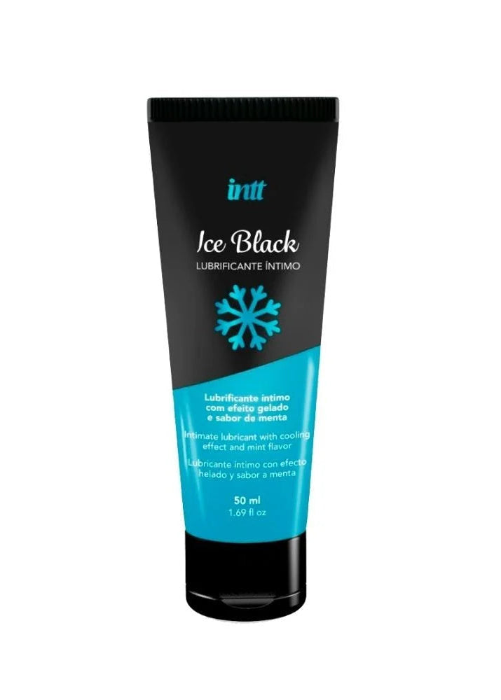 Ice black lubrificante à base de água aroma de menta e efeito gelado 50ml