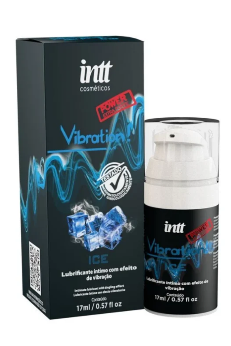 Vibration power ice gel com efeito de vibração, pulsação e aquecimento 17ml