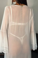 Robe Longo em Tule e Renda Serela Coleção - Noites Quentes -  Allure Fatale