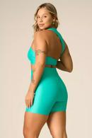 Short Cross + Top Compressão Aruba Serela - Coleção Corpo Livre - Énergie Pure