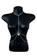 Body Chain Coleçao Serela - Joia Rara - Topázio Branco Silver