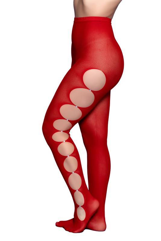 Meia Calça Detalhe Strass Serela Coleção - Sedutora - Étreinte Rouge