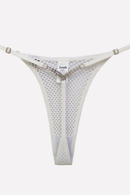 Fio De Luxo Em Arrastão Com Regulagem Furadinha Branco