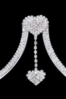 Body Chain Coleçao Serela - Joia Rara - Diamante Bruto Silver