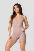 Macaquinho Jacquard Felina Off-White Serela - Coleção Corpo Livre - Dynamique