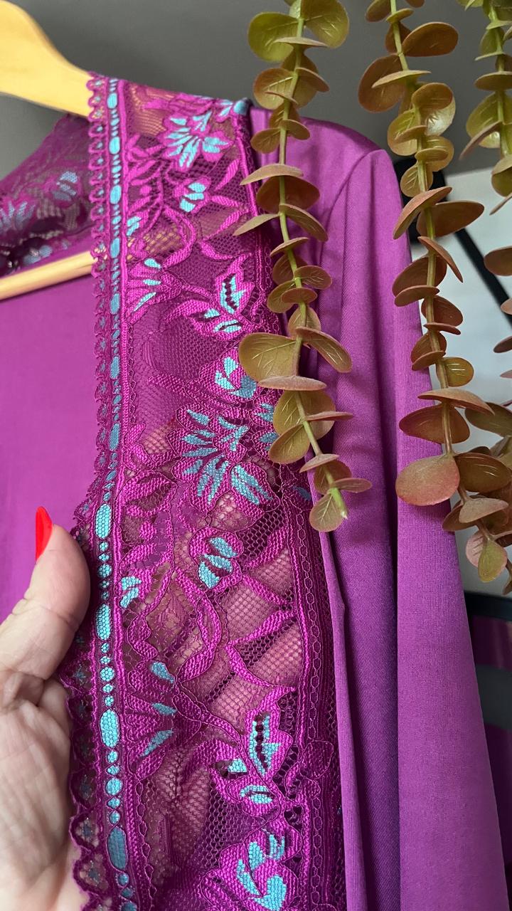 Robe Serela Coleção - Noites Quentes - Le Rêve Fuchsia
