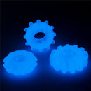 Kit com 3 Anéis Penianos Luminosos Lumino Play Penis Ring Serela Coleção - Prazer Tech - Cercle du Plaisir