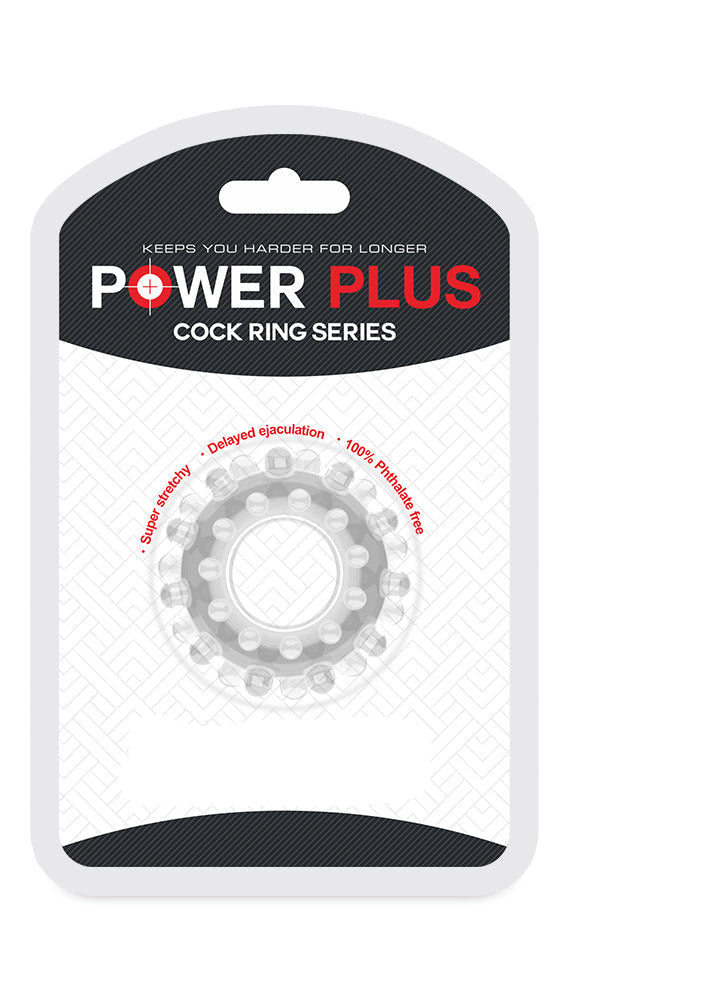 Anel Peniano Diamond Power Plus Cockring Transparente Serela Coleção - Prazer Tech - Cercle du Plaisir