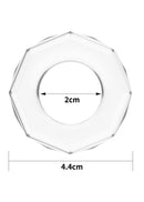 Anel Peniano Diamond Power Plus Cockring Transparente Serela Coleção - Prazer Tech - Cercle du Plaisir