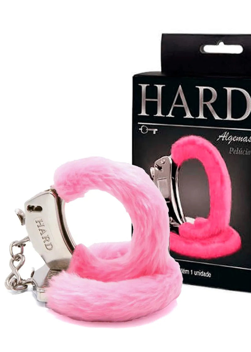 Algema Metal e Pelúcia Rosa Serela Coleção - Entre Nós - Rendez-vous