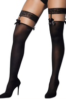 Meia 7/8 Detalhe Strass Serela Coleção - Sedutora - Péchés de Minuit