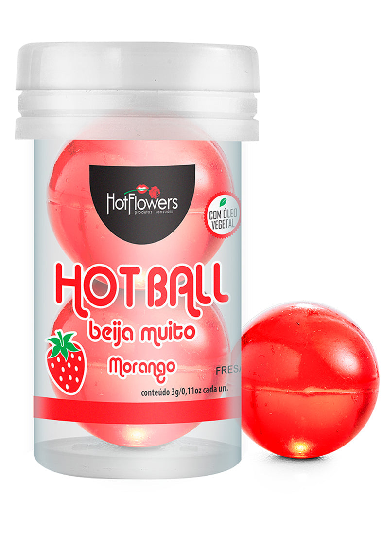 Bolinha de Morango C/2 Hot Flowers