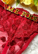 Fio Personalizável  Love Com Tira Passante Para Letras