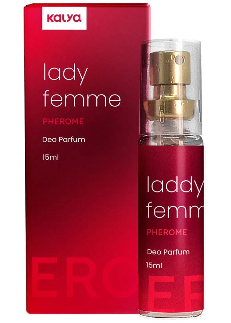 Perfume com Feromônio Feminino Lady Femme 15ml Kalya (Cópia)