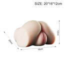 Masturbador Formato realista que simula vagina e ânus, dentro da vagina acompanha dois úteros Serela Coleção – Prazer Tech –