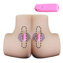 Masturbador Formato realista que simula vagina e ânus, dentro da vagina acompanha dois úteros Serela Coleção – Prazer Tech –
