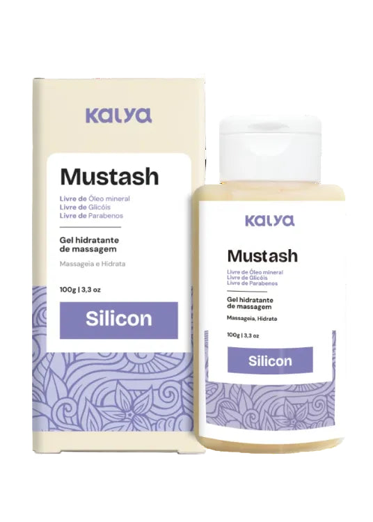 Mustash Gel Silicone Lubrificante Beijável 100ml Kalya