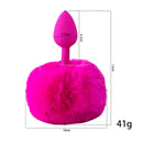 Plug Anal Cônico com Rabo Coelho P Serela Coleção – Prazer Tech – Volupté