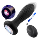 Plug Anal LED Com 10 Modos de Vibração e movimetos de Vai e Vem, e Controle Remoto sem Fio Serela Coleção – Prazer Tech  – Fleur Vibrante