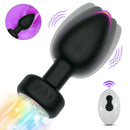 Plug Anal 10 Modos De Vibração, Luz De Led, Controle  ou Cotrole de toque  Serela Coleção – Prazer Tech  – Voile de Passion