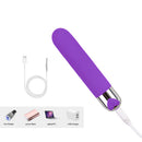 Vibrador Personal Recarregável Com 12 Modos de Vibração Serela - Coleção Prazer Tech - Noir Voluptueux