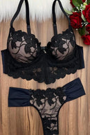 Conjunto Tule Bordado Serela Coleção - Noites Quentes - Enchantement