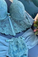 Conjunto Tule Bordado Serela Coleção - Noites Quentes - Enchantement.