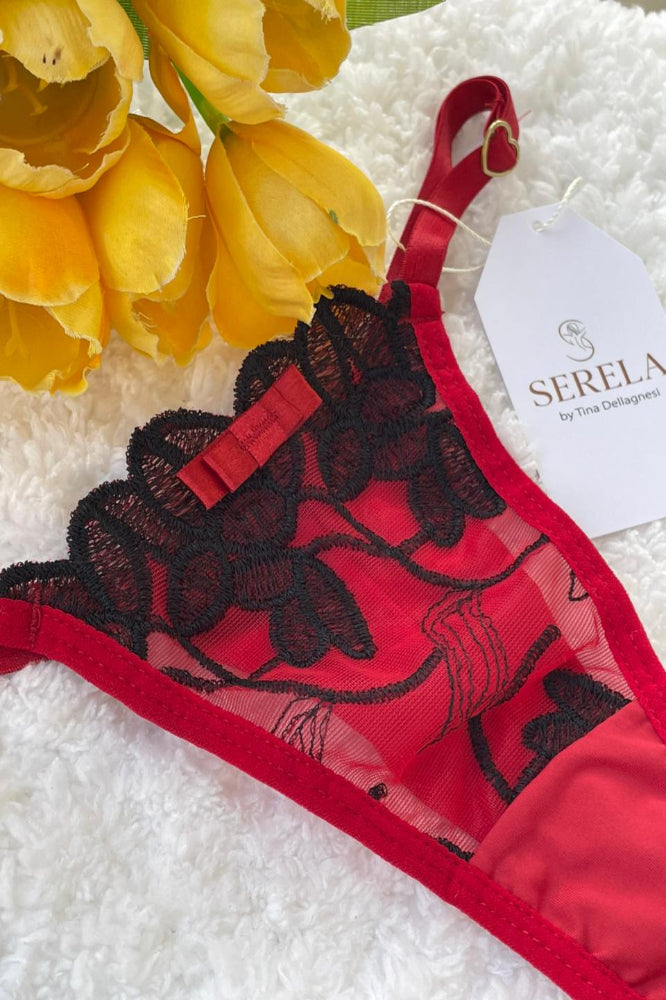 Fio Tule Bordado Sexy Serala Coleção- Sem Pudor - Regulagem