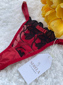 Fio Tule Bordado Sexy Serala Coleção- Sem Pudor - Regulagem