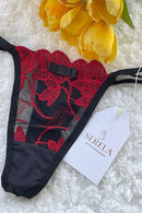 Fio Tule Bordado Sexy Serala Coleção- Sem Pudor - Regulagem
