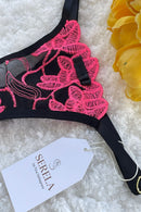 Fio Tule Bordado Sexy Serala Coleção- Sem Pudor - Regulagem
