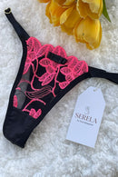 Fio Tule Bordado Sexy Serala Coleção- Sem Pudor - Regulagem