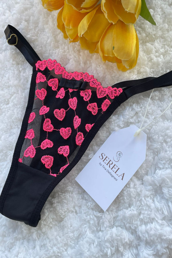 Fio Tule Bordado Sexy Serala Coleção- Sem Pudor - Regulagem