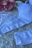 Conjunto Giuppir Branco Serela Coleção - Noites Quentes - Jolie Femme