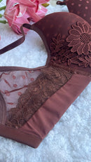 Conjunto Giuppir Marrom Serela Coleção - Noites Quentes - Jolie Femme