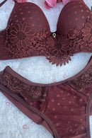 Conjunto Giuppir Marrom Serela Coleção - Noites Quentes - Jolie Femme