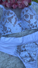 Conjunto Giuppir Branco Serela Coleção - Noites Quentes - Amélie