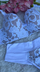 Conjunto Giuppir Branco Serela Coleção - Noites Quentes - Amélie