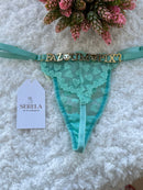 Fio Personalizável  Love Com Tira Passante Para Letras