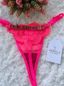 Fio Personalizável  Love Com Tira Passante Para Letras