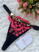 Fio Personalizável  Love Com Tira Passante Para Letras