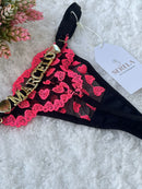 Fio Personalizável  Love Com Tira Passante Para Letras