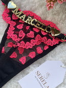 Fio Personalizável  Love Com Tira Passante Para Letras
