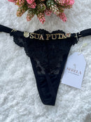 Fio Personalizável  Love Com Tira Passante Para Letras