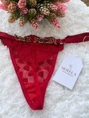 Fio Personalizável  Love Com Tira Passante Para Letras