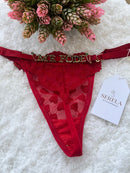 Fio Personalizável  Love Com Tira Passante Para Letras