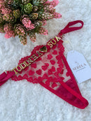 Fio Personalizável  Love Com Tira Passante Para Letras